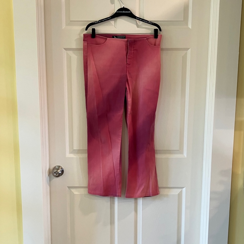 Y2K  Sportswear Stylish Pink OmbrePants
